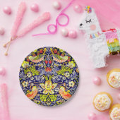 イチゴ泥棒の鳥ウイリアム・モリス ペーパープレート (パーティー)