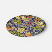 イチゴ泥棒の鳥ウイリアム・モリス ペーパープレート (アングル)