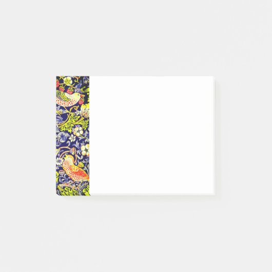 イチゴ泥棒の鳥ウイリアム・モリス ポストイット (正面)