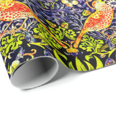 イチゴ泥棒の鳥ウイリアム・モリス ラッピングペーパー (ロールコーナー)