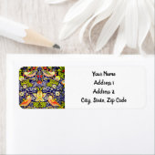 イチゴ泥棒の鳥ウイリアム・モリス ラベル (インサイチュ)