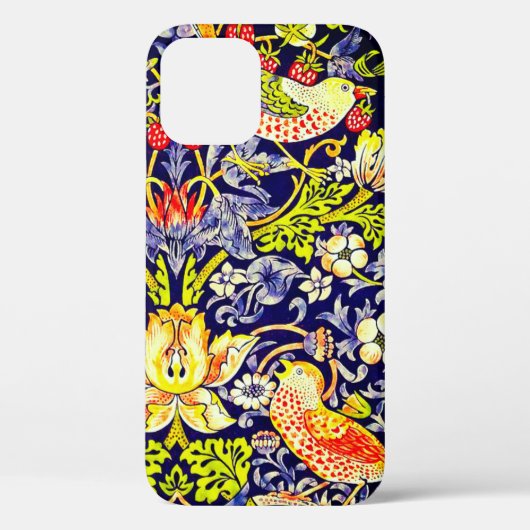 イチゴ泥棒の鳥ウイリアム・モリス Case-Mate iPhoneケース (裏面)