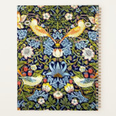 イチゴ泥棒ウィリアム・モリステンプレート、 プランナー手帳 (裏面)