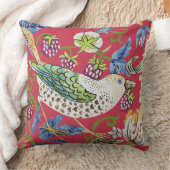 イチゴ泥棒ウィリアム・モリス クッション (ブランケット)