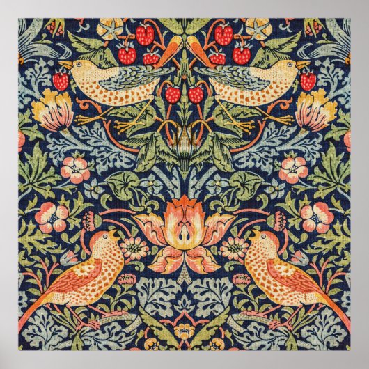 イチゴ泥棒ウィリアム・モリス ポスター (正面)