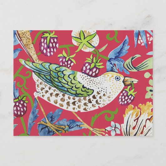 イチゴ泥棒ウィリアム・モリス ポストカード (正面)