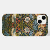 イチゴ泥棒ウイリアムモリスアンティークパターン Case-Mate iPhoneケース (裏面 (横))