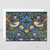 イチゴ泥棒ノートカード サンキューカード (正面/裏面)