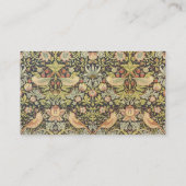 イチゴ泥棒ビンテージ結婚式セット エンクロージャーカード (裏面)