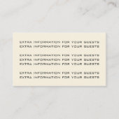 イチゴ泥棒ビンテージ結婚式セット エンクロージャーカード (正面)