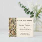 イチゴ泥棒ビンテージ結婚式セット セーブザデート (スタンド正面)