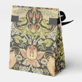 イチゴ泥棒ビンテージ結婚式セット フェイバーボックス (裏面サイド)