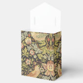 イチゴ泥棒ビンテージ結婚式セット フェイバーボックス (オープン)