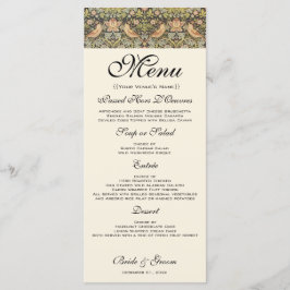 イチゴ泥棒ビンテージ結婚式セット メニュー