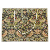 イチゴ泥棒ビンテージ結婚式セット ラージペーパーバッグ (正面)