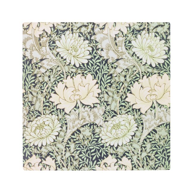 イチゴ泥棒レッドウィリアム・モリス・メタル・プリント メタルプリント (正面)