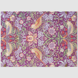 イチゴ泥棒レッド、ウィリアム・モリス 薄葉紙