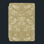 イチゴ泥棒金ゴールド、ウィリアム・モリス iPad MINIカバー<br><div class="desc">ウィリアム・モリス（William Morris、1834年3月24日–1896年10月3日）は、英国の織物デザイナー、詩人、小説家、翻訳家、英国工芸運動に関連した社会主義活動家。彼は英国専攻のの繊維芸術と伝統的生産方法の再生に貢献した。彼の文学の救済貢献はファンタジーの確立モダンと同時に、彼はイギリスで社会主義のフィンデシエクルの受け入れ救済を獲得した。引用文：ウィキペディア</div>