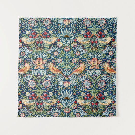 イチゴ泥棒 – ウィリアム・モリスのデザイン タペストリー (正面)