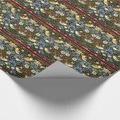 イチゴ泥棒、ウィリアム・モリスの有名な柄 ラッピングペーパー (角)