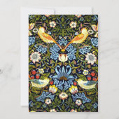 イチゴ泥棒、ウィリアム・モリス カード (正面)