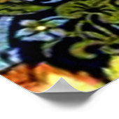 イチゴ泥棒、ウィリアム・モリス ポスター (角)