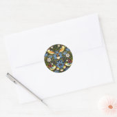 イチゴ泥棒、ウィリアム・モリス ラウンドシール (封筒)