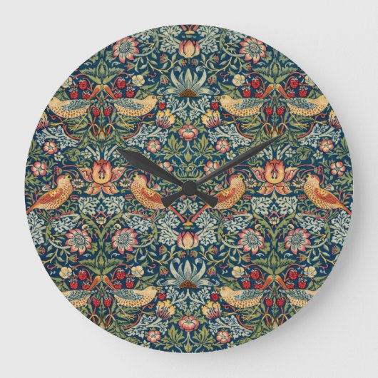 『イチゴ泥棒』 ラージ壁時計 (正面)