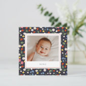 イチゴ海軍ベビー誕生発表 案内状 (スタンド正面)