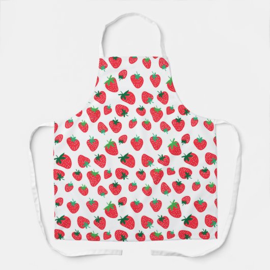 イチゴ満載 エプロン (正面)