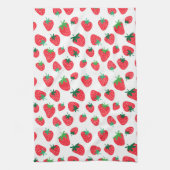 イチゴ満載 キッチンタオル (縦)