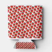 イチゴ熱狂する模様 缶クーラー (裏面)