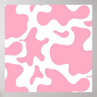 イチゴ牛 | おもしろい cow canvas ポスター