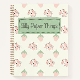 イチゴ牛 ノートブック