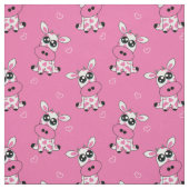 イチゴ🍓牛(ハート、ピンク、カスタム) ファブリック (見本)