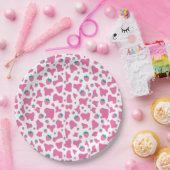 イチゴ牛 ペーパープレート (パーティー)