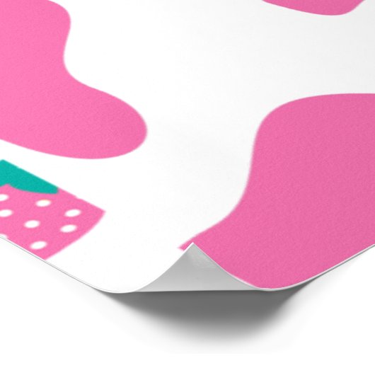 イチゴ牛 ポスター (角)