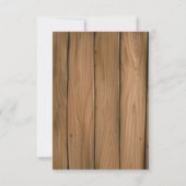 イチゴ甘いバスケット赤ちゃんシャワー サンキューカード (裏面)