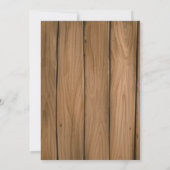 イチゴ甘いバスケット赤ちゃんシャワー 招待状 (裏面)