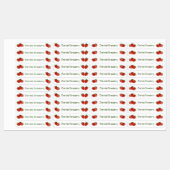 イチゴ甘いフルーツ新鮮なかわいいショールオフィス ラベル (シート)