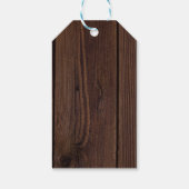 イチゴ甘い木のバスケット赤ちゃんシャワー ギフトタグ (裏面)