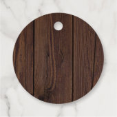 イチゴ甘い木のバスケット赤ちゃんシャワー フェイバータグ (裏面)