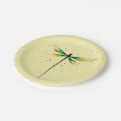 イチゴ甘みのかわいい果物の水彩 ペーパープレート (アングル)