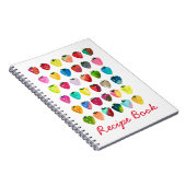 イチゴ甘味かわいいフルーツレシピ ノートブック (右側)