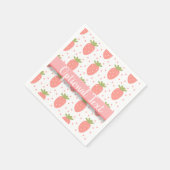 イチゴ畑 スタンダードカクテルナプキン (角)