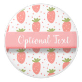 イチゴ畑 セラミックノブ (正面)