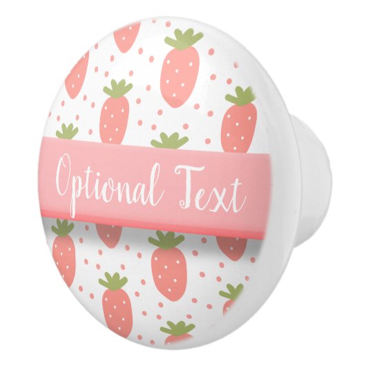 イチゴ畑 セラミックノブ (右)