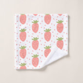 イチゴ畑 バスタオルセット (ウォッシュタオル)