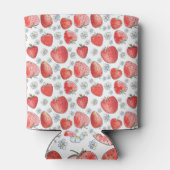 イチゴ畑：夏の新鮮さ 缶クーラー (裏面)