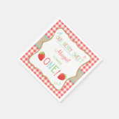 イチゴ紙ナプキンズサマーフルーツピクニック スタンダードカクテルナプキン (角)